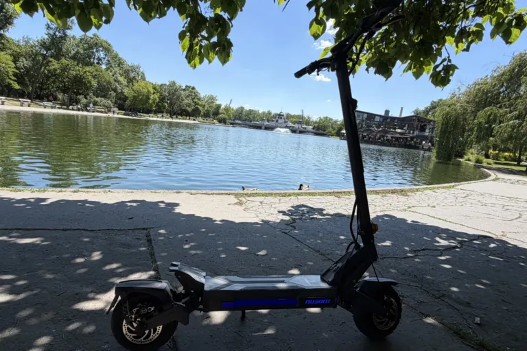 Ausom DT2 Pro kétmotoros e-roller teszt 40