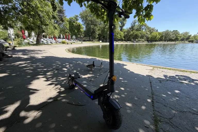 Ausom DT2 Pro kétmotoros e-roller teszt 42