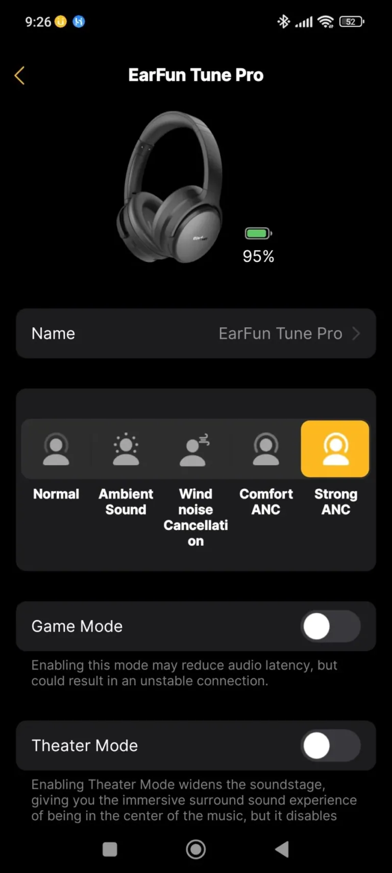 EarFun Tune Pro Bluetooth fejhallgató teszt 17