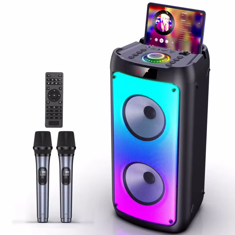 Karaoke szett két mikrofonnal: indulhat a házibuli 8