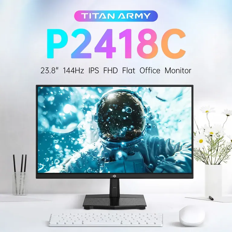 TITAN ARMY P2418C monitor: 144 Hz-es élmény 23,8 colon 3