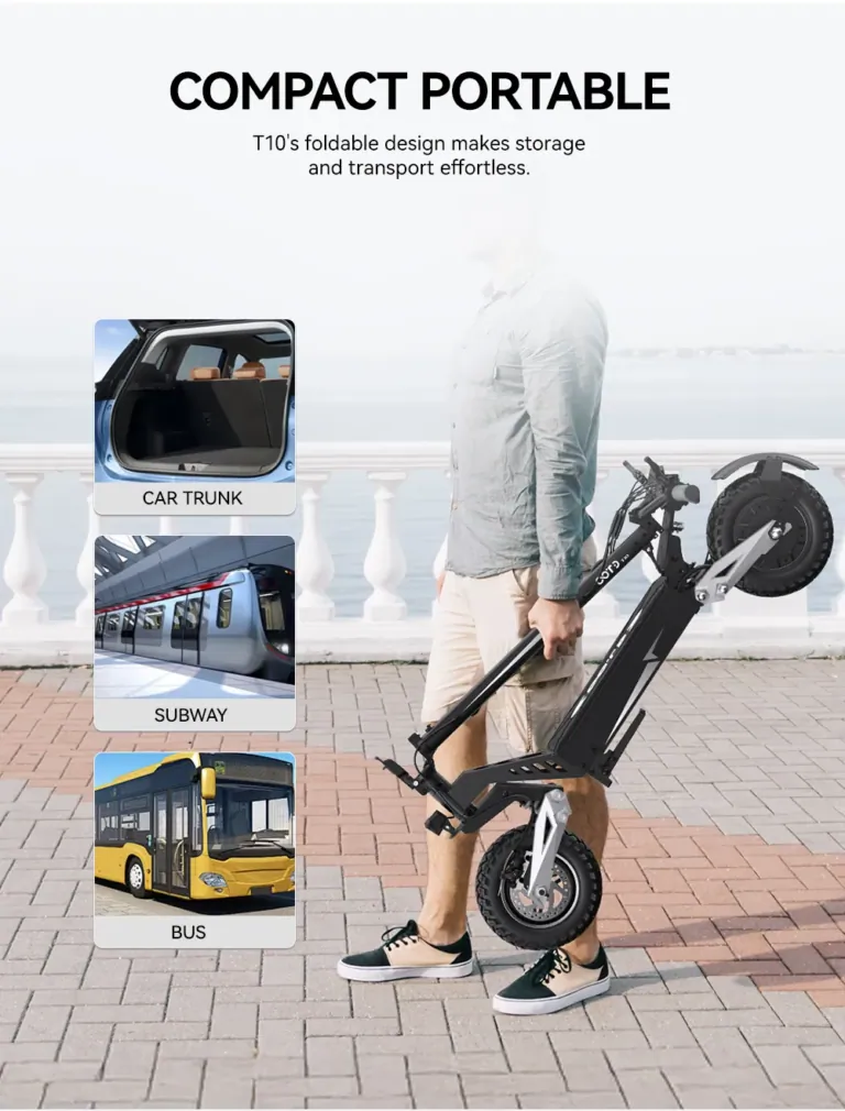 OOTD T10 e-roller: a nyers erő találkozik a biztonsággal 14