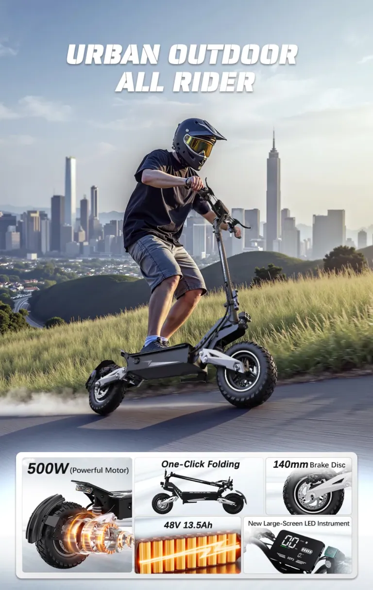 OOTD T10 e-roller: a nyers erő találkozik a biztonsággal 12