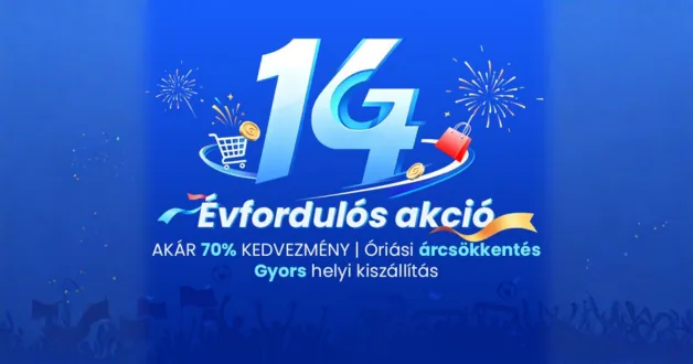 Óriási akciókkal startol a Geekbuying 14. szülinapi bulija 1