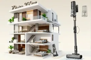 Proscenic P20 OnePass: 70 kPa szívóerő és 70 perc meló