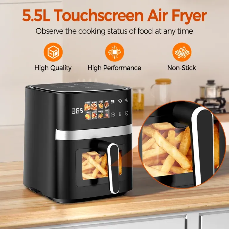 Nyolcféle menü, nulla olajszag: Patbrela air fryer 5