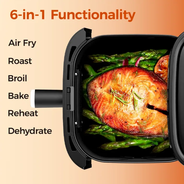 Nyolcféle menü, nulla olajszag: Patbrela air fryer 7