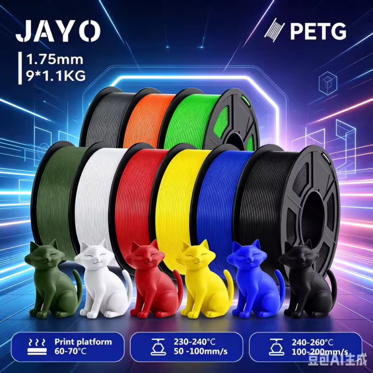 A filament, ami nem szívat meg: JAYO 9-es PETG szett 3