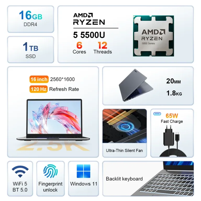 A Ninkear A15 Pro laptop igazán költséghatékony választás 7
