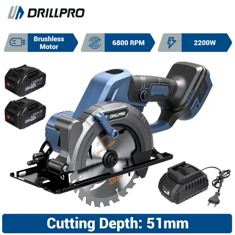 Drillpro körfűrész, ami a töltöttségi szintjét is elárulja 3