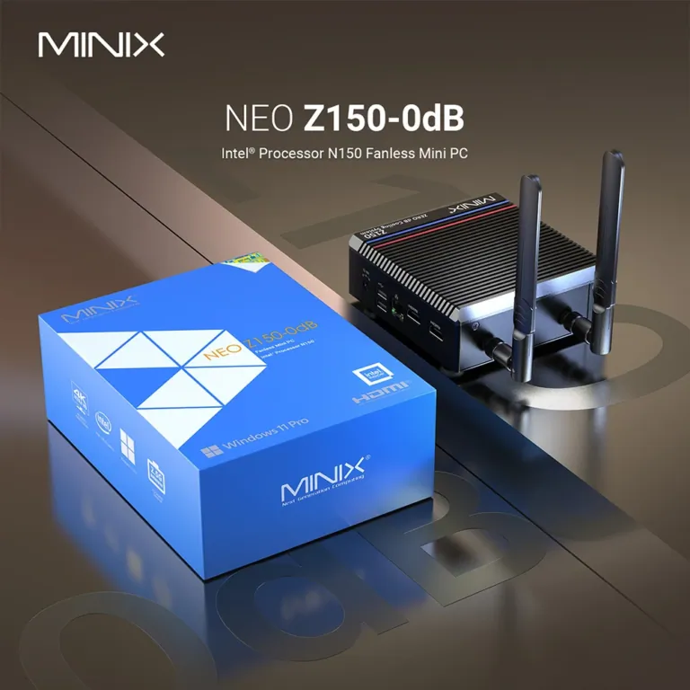 MINIX Z150-0dB mini PC: maximális 4K élmény, nulla zajjal 3