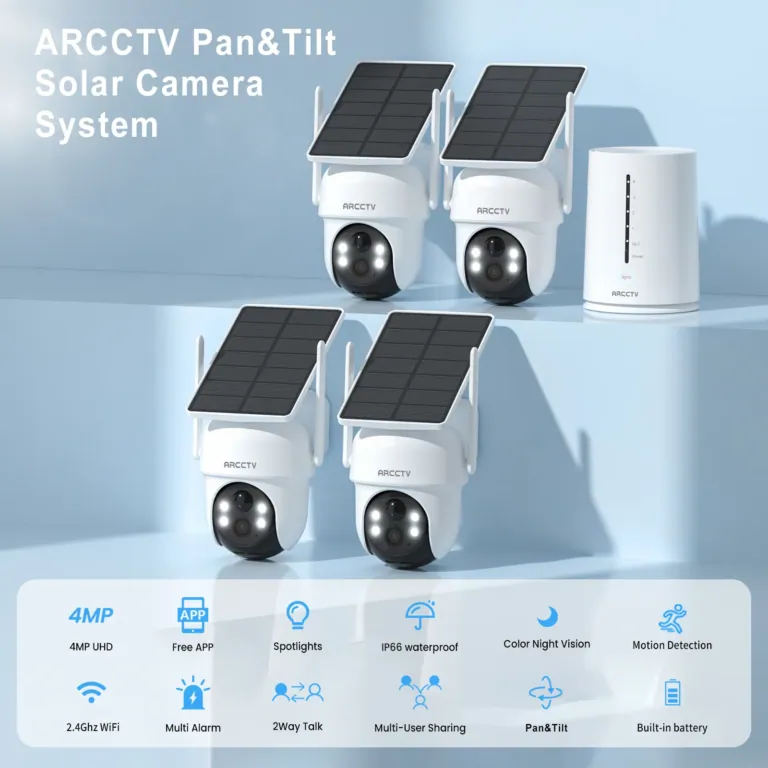 Az ARCCTV kinti kamera okos, napfényből él és mindent lát 3