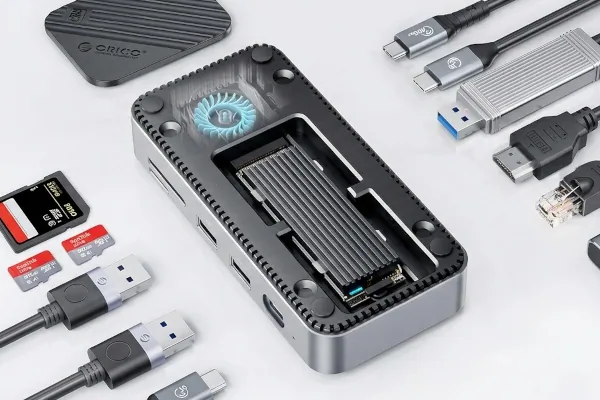 Itt az ORICO DPM2P9, ami dokkoló és SSD-ház egyben 1