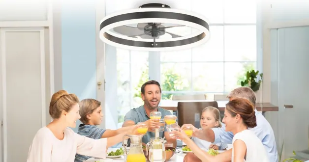 Jelena okos LED-es ventilátor: csendes hűsítés fillérekért 1