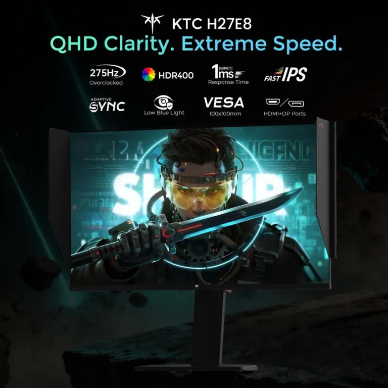 Nemcsak játékra, munkára is tökéletes a KTC H27E8 monitor 3