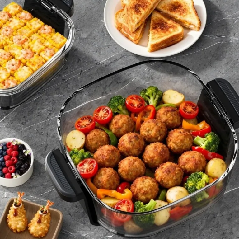 Üvegtálas, érintőkijelzős air fryer jött a NovuLife-tól 2