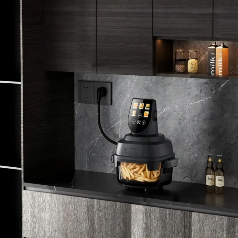 Üvegtálas, érintőkijelzős air fryer jött a NovuLife-tól 3