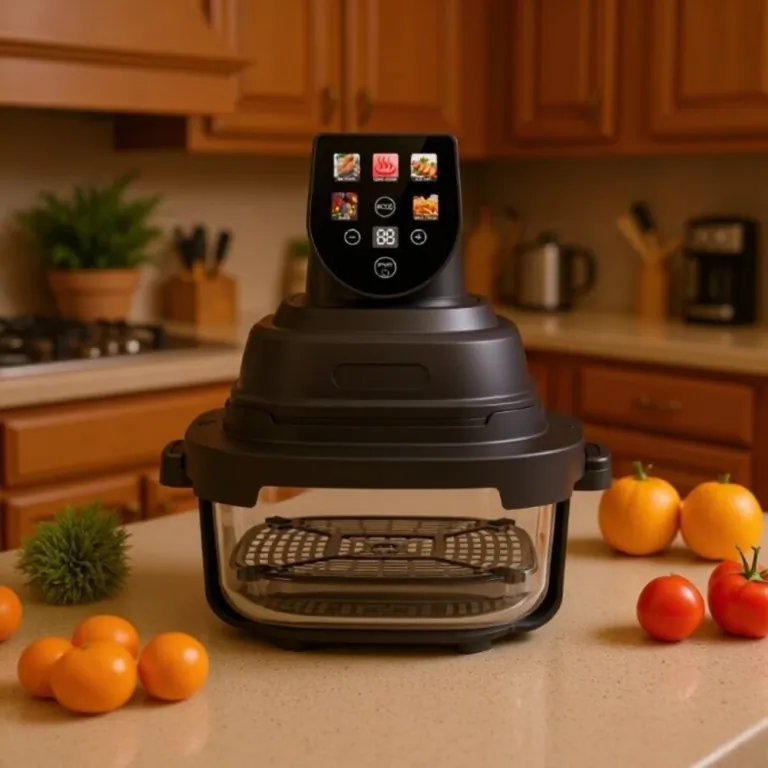Üvegtálas, érintőkijelzős air fryer jött a NovuLife-tól 4