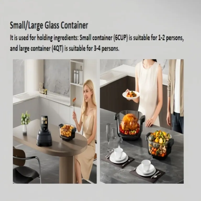 Üvegtálas, érintőkijelzős air fryer jött a NovuLife-tól 5