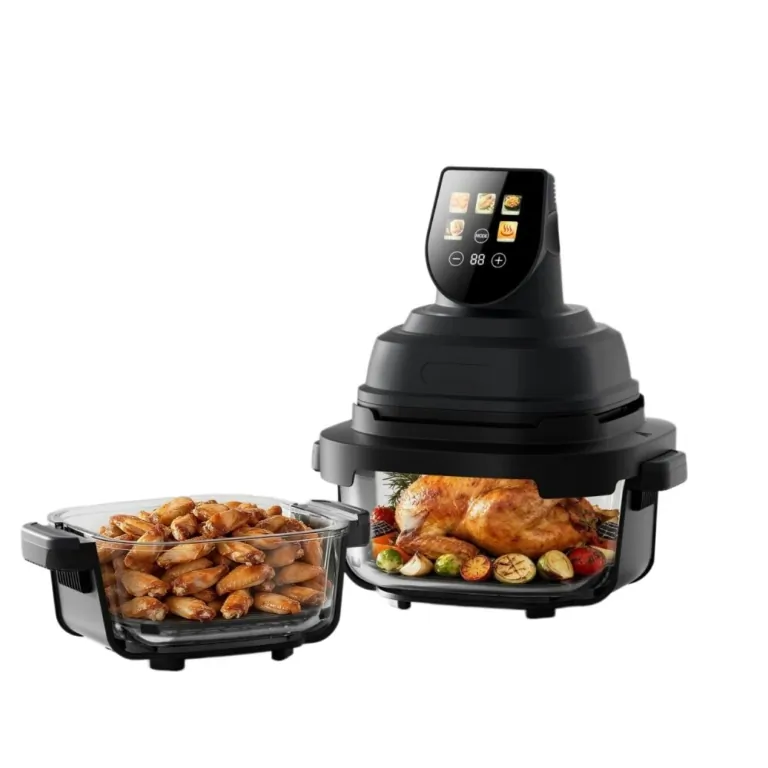 Üvegtálas, érintőkijelzős air fryer jött a NovuLife-tól 6