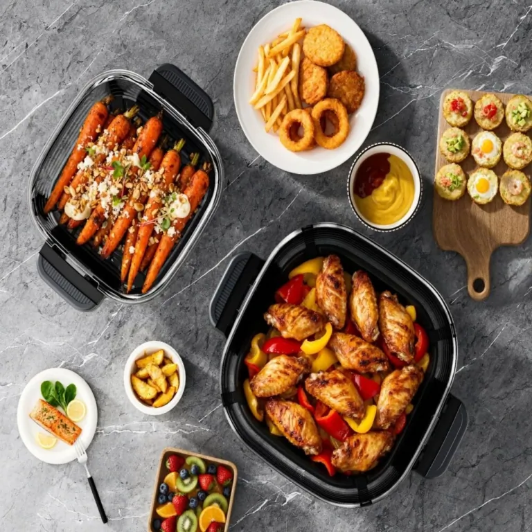 Üvegtálas, érintőkijelzős air fryer jött a NovuLife-tól 8