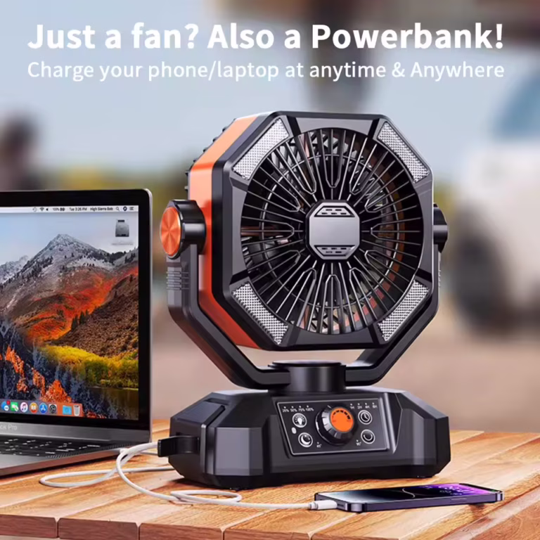 Akciós a ventilátor, ami lámpa és power bank is egyben 4