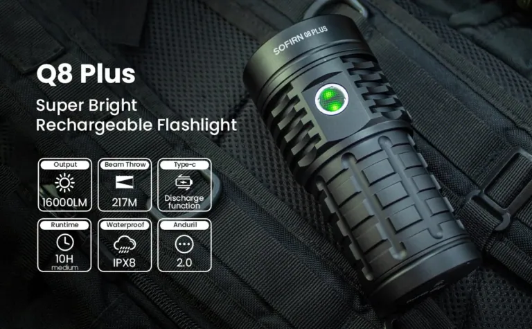 A Sofirn Q8 Plus zseblámpa 16 000 lumennel hozza a nappalt 9