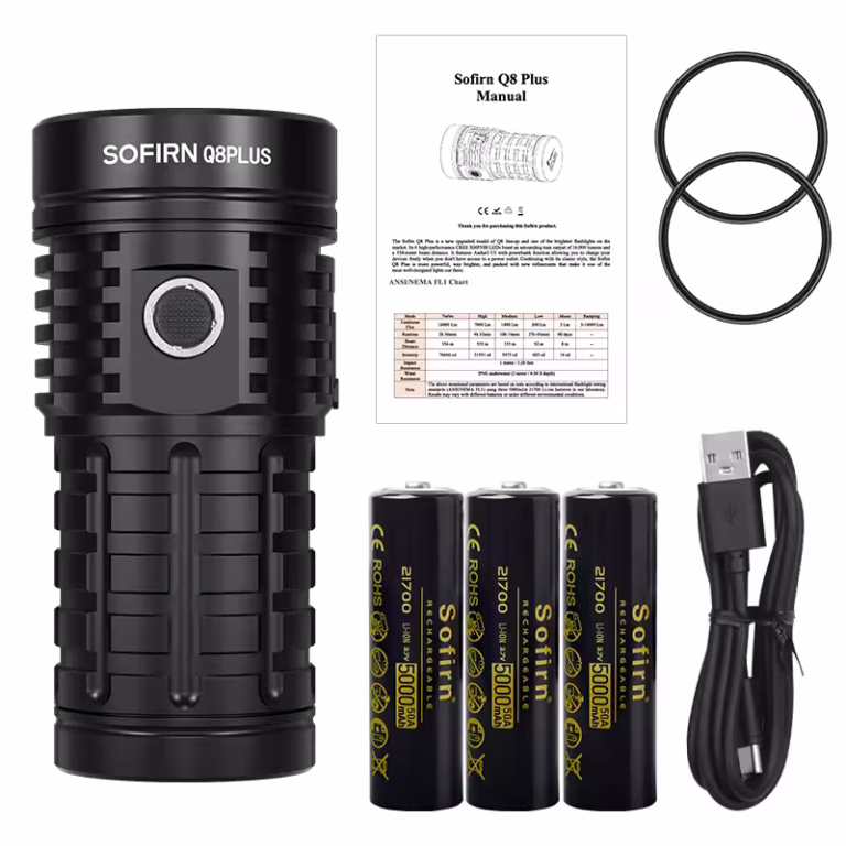 A Sofirn Q8 Plus zseblámpa 16 000 lumennel hozza a nappalt 2