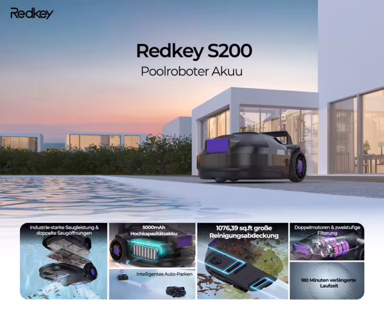 Csobbanj a tisztaságba a Redkey S200 medencetisztító után 3