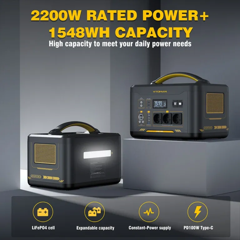 VTOMAN Jump 2200: 10 éves aksi és a 4400 W-os csúcs 4