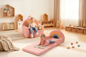 Kuckózás kimaxolva: itt a cuki kihajtható gyerekfotel