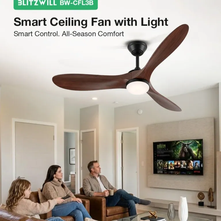 BlitzWill BW-CFL3B mennyezeti ventilátor, a csendes hűsítő 7