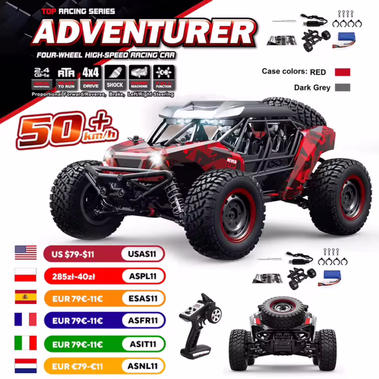 Itt a Wltoys SCY-16106 RC autó: 38 km/h tiszta téboly 2