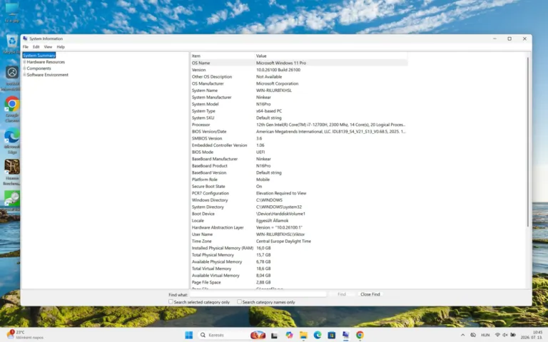 Ninkear N16 Pro notebook teszt (2026) 20