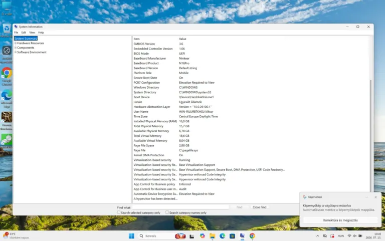 Ninkear N16 Pro notebook teszt (2026) 21