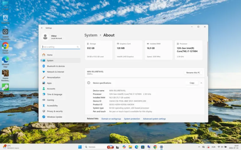 Ninkear N16 Pro notebook teszt (2026) 22