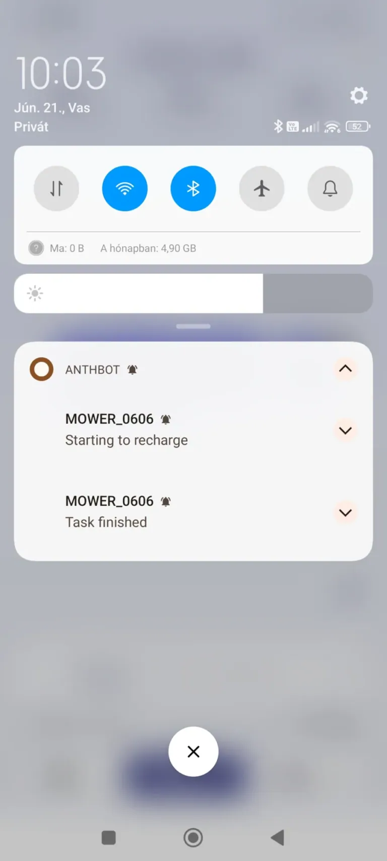 ANTHBOT Genie 800 robotfűnyíró teszt 47