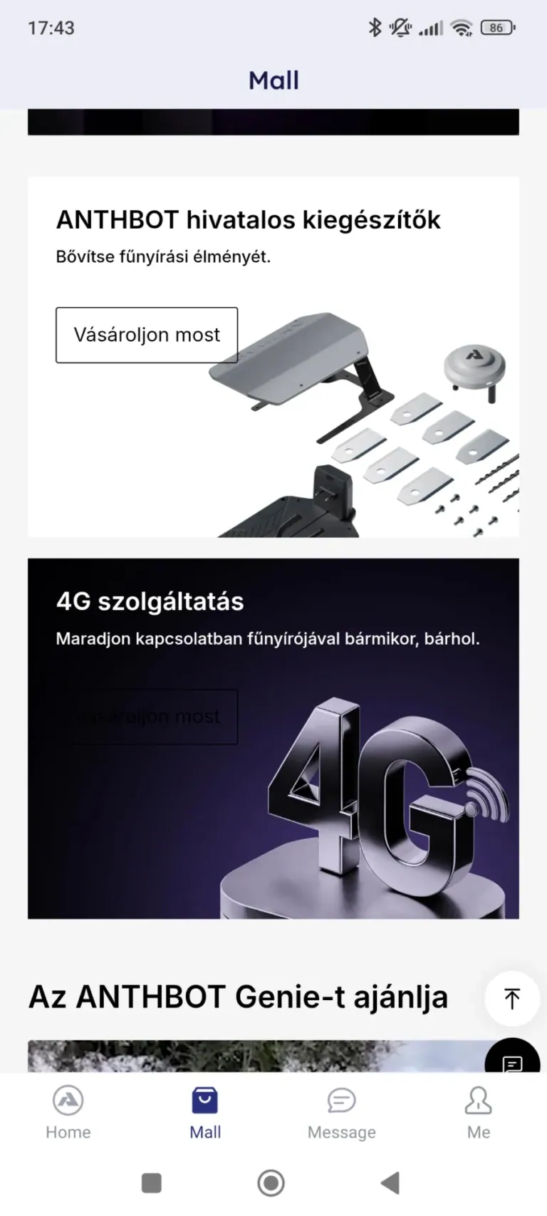 ANTHBOT Genie 800 robotfűnyíró teszt 58