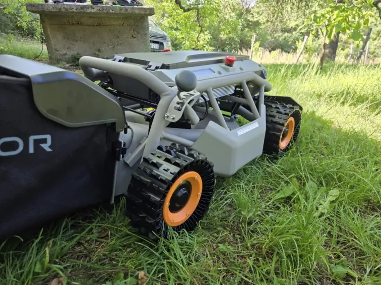 Mowrator S1 távirányítós fűnyíró teszt 11