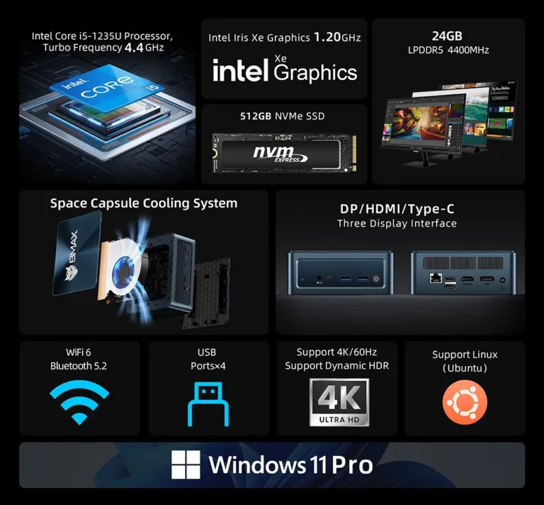 A BMAX B9 Plus mini PC nagy arccal dobbantana hozzád 5