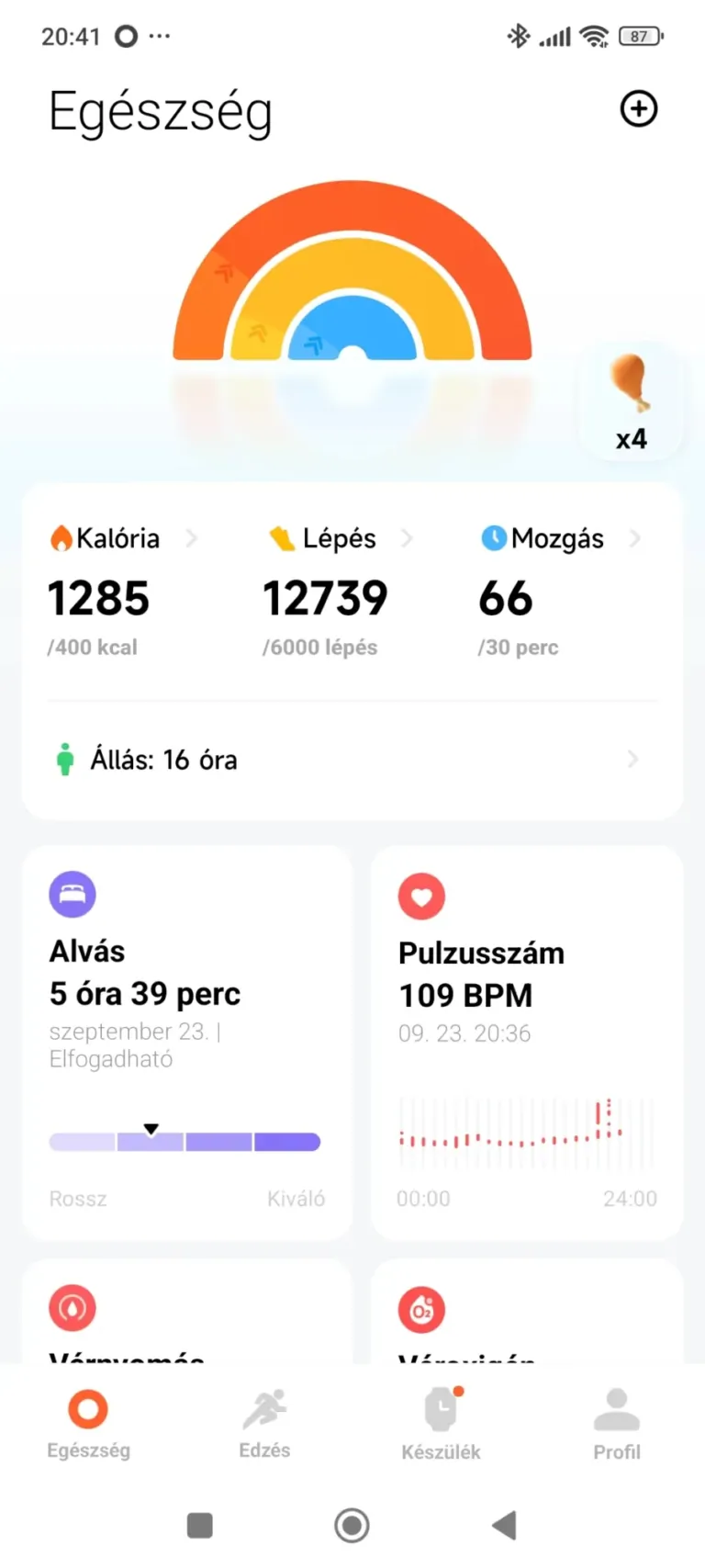 Xiaomi Smart Band 10 aktivitásmérő teszt 18