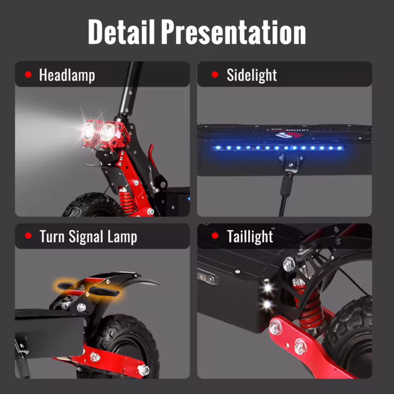 A 3600 wattos SUNNIGOO X7 e-roller kész a a csapatásra 8