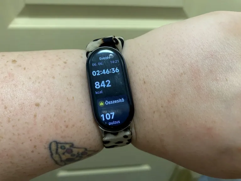 Xiaomi Smart Band 10 aktivitásmérő teszt 34