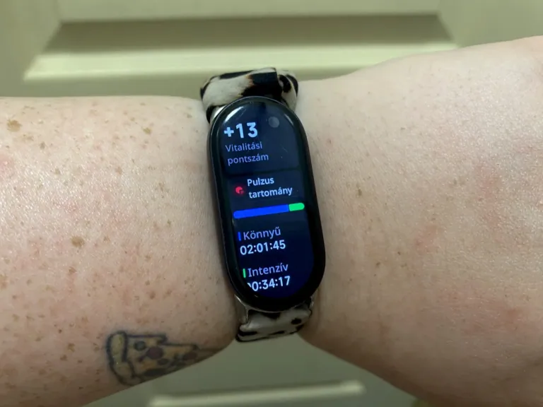 Xiaomi Smart Band 10 aktivitásmérő teszt 36