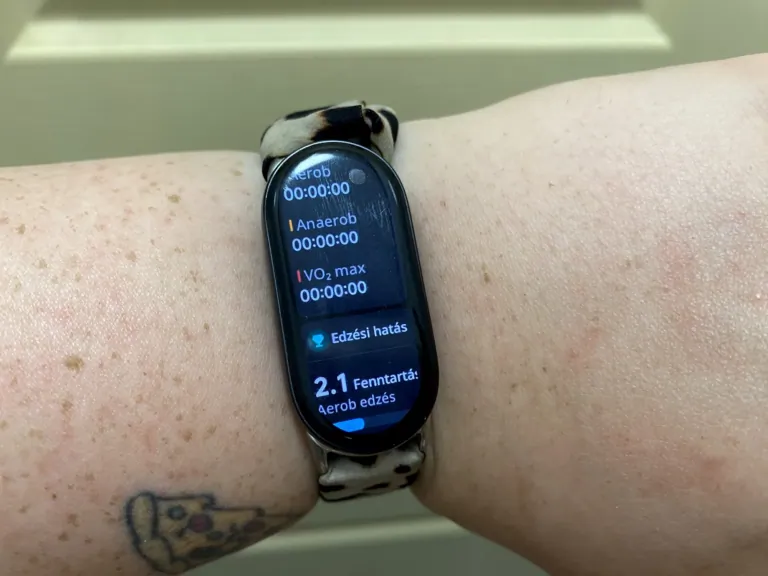 Xiaomi Smart Band 10 aktivitásmérő teszt 37