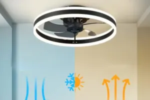 Jelena ventilátoros lámpa: fény és frissesség egyben