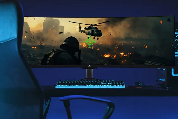 Panoráma az íróasztalon: Titan Army C49SHC monitor 1