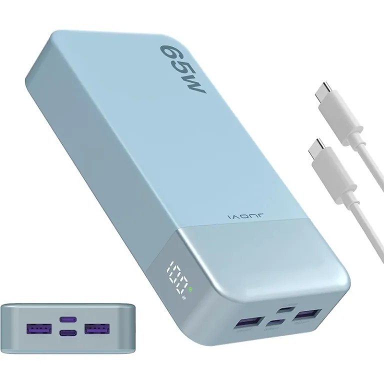 A JUOVI 65 W-os power bank laptopot is simán tölt 2