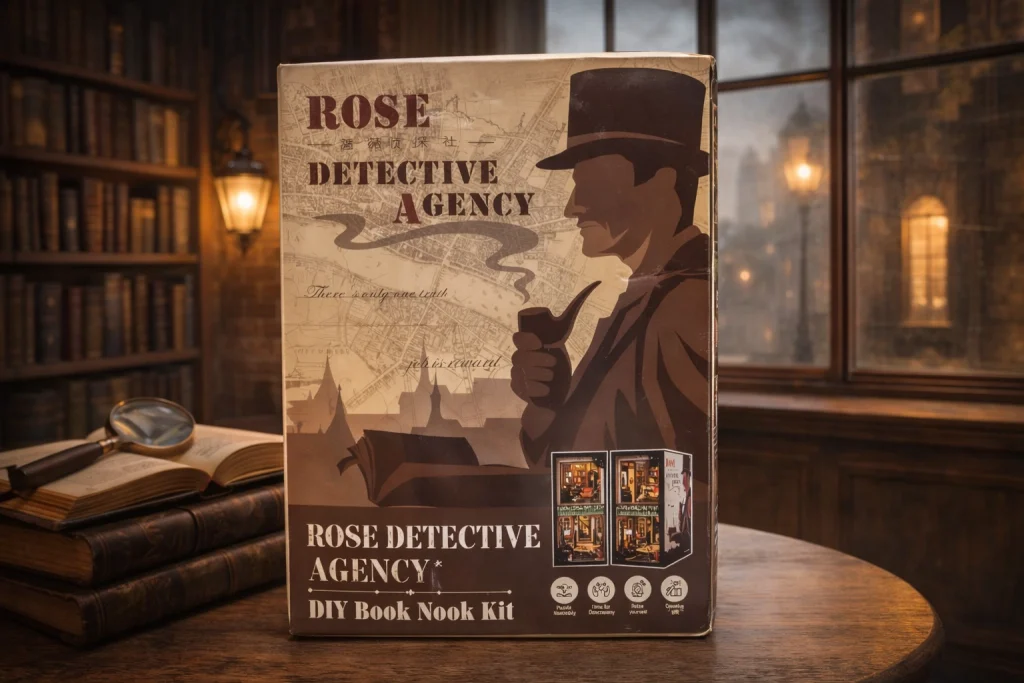 Cutebee Rose Detective Agency Book Nook (SZ02)
