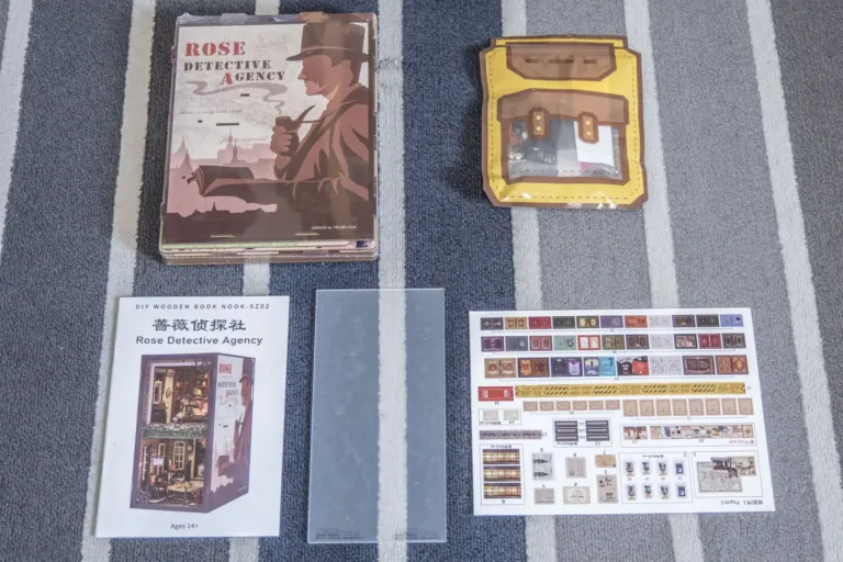 Cutebee Rose Detective Agency Book Nook teszt (SZ02) 7
